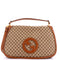 Blondie NM Top Handle Bag GG Coated Canvas with Leather Maxi