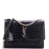 Sunset Crossbody Bag Crocodile Embossed Leather Medium