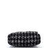 19 Flap Bag Quilted Houndstooth Tweed and Ribbon Large