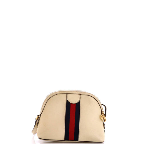 Ophidia Dome Shoulder Bag Leather Small
