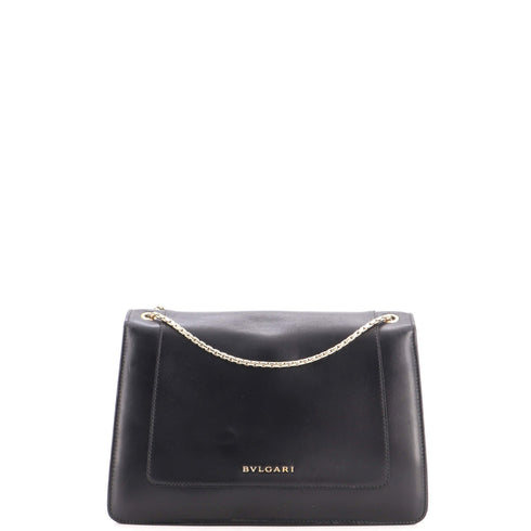 Serpenti Forever Shoulder Bag Embellished Leather Medium