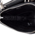 Triangle Double Pouch Crossbody Crystal Embellished Satin Mini