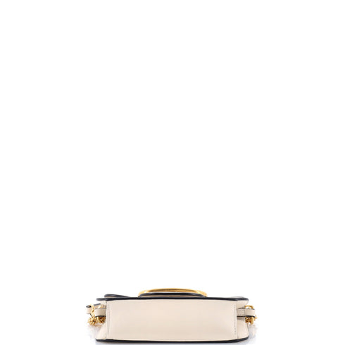 VLogo Loco Flap Shoulder Bag Leather Small