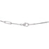 Two Butterfly Pendant Necklace 18K White Gold and Diamonds