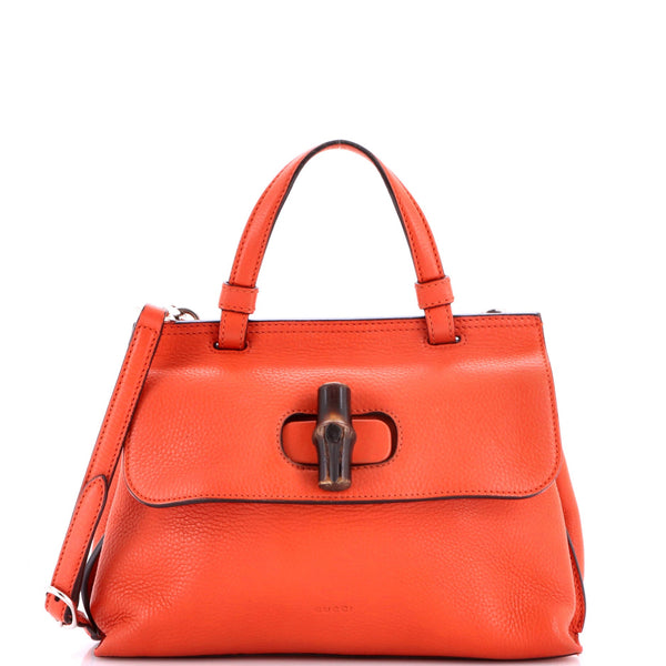 Bamboo Daily Top Handle Bag Leather Small