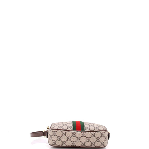 Ophidia Camera Bag GG Coated Canvas and Leather Small