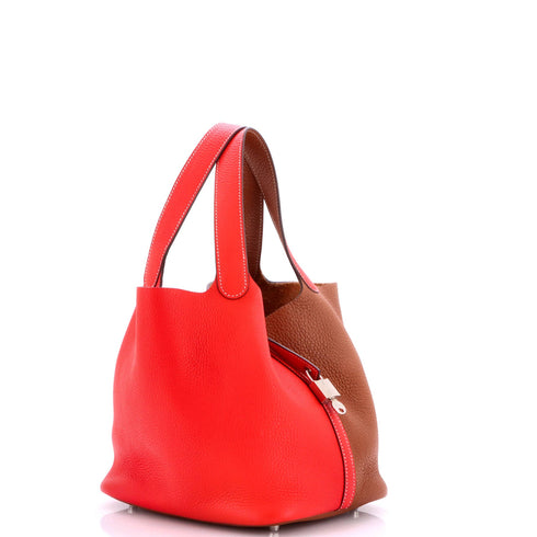 Picotin Lock Bag Bicolor Clemence MM
