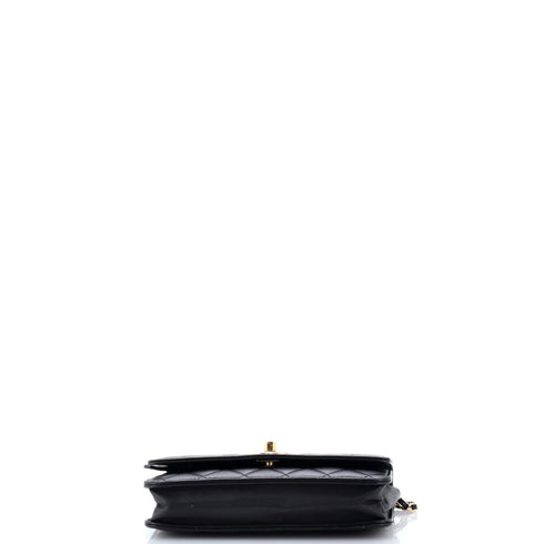 Trendy CC Wallet on Chain Quilted Lambskin