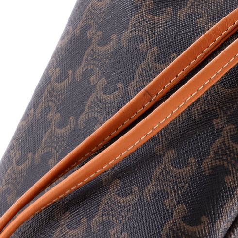 Trio Flap Crossbody Bag Triomphe Coated Canvas