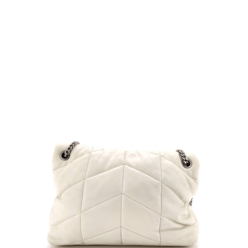 Loulou Puffer Shoulder Bag Quilted Leather Medium
