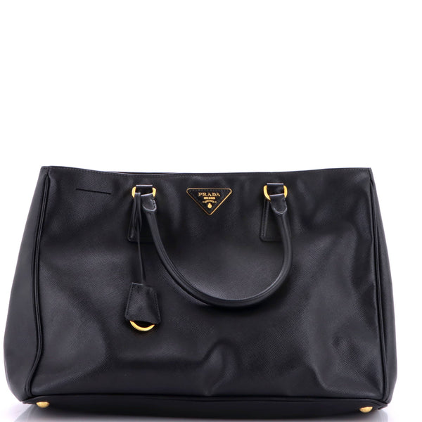 Lux Open Tote Saffiano Leather Large