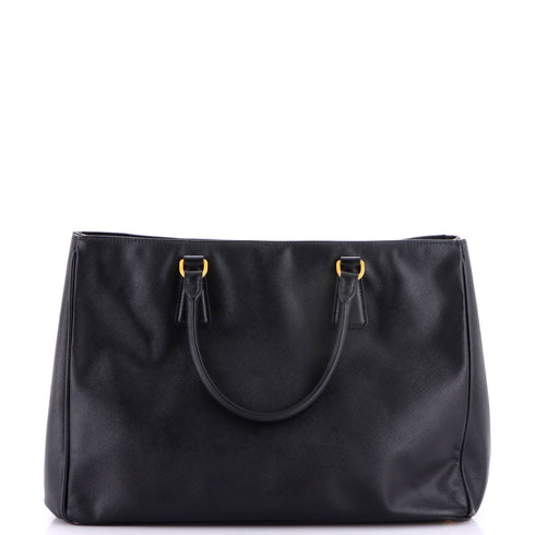 Lux Open Tote Saffiano Leather Large