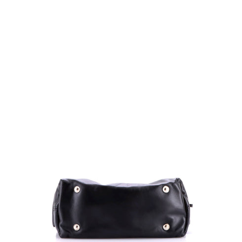 CarryAll Cargo Hobo Leather with Monogram Canvas PM