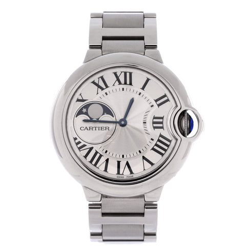 Ballon Bleu de Cartier Moonphase Automatic Watch Stainless Steel 37