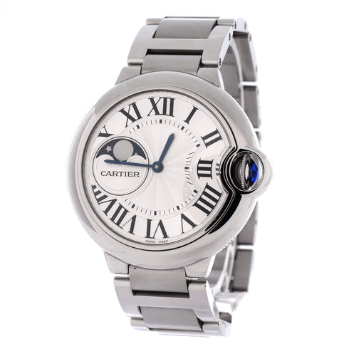 Ballon Bleu de Cartier Moonphase Automatic Watch Stainless Steel 37
