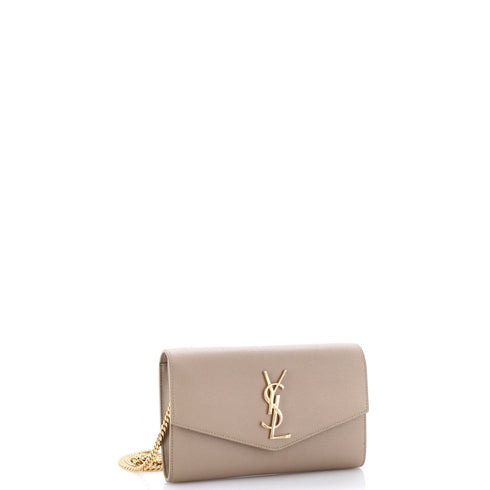 Uptown Chain Wallet Leather