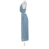 Women's Reformation Square Neck Cutout Midi Dress in Light Blue Viscose