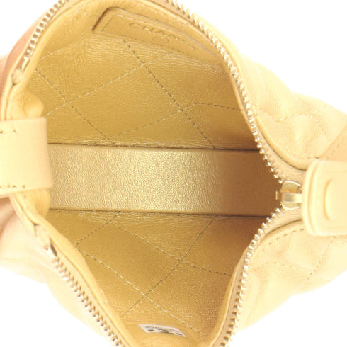 Chain Around Hobo Pouch Quilted Lambskin Extra Mini