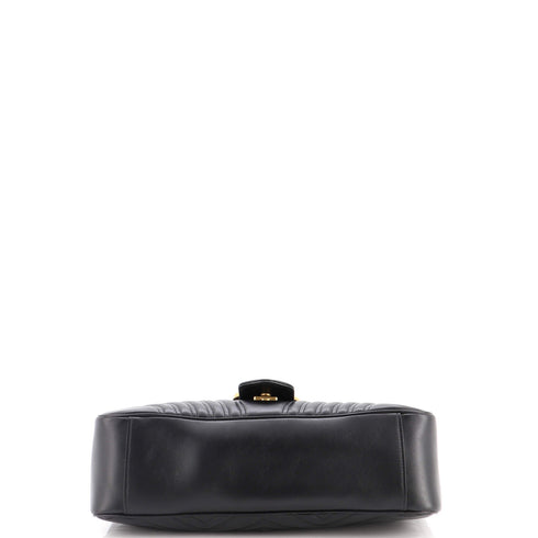 GG Marmont Flap Bag Matelasse Leather Large