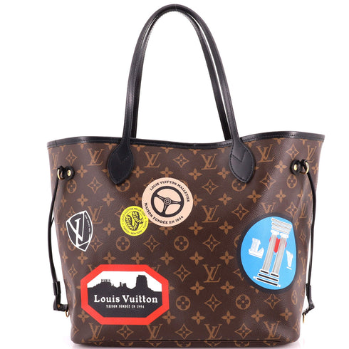 Neverfull NM Tote Limited Edition World Tour Monogram Canvas MM