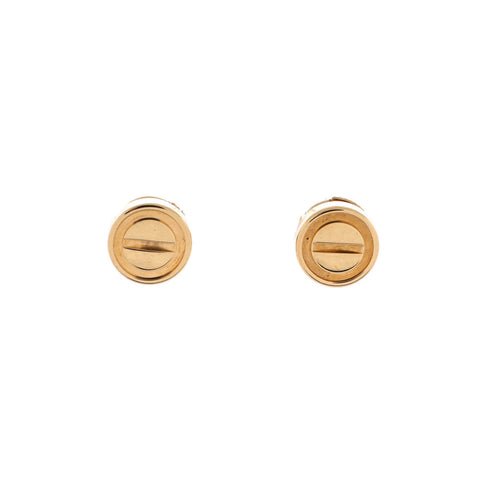 Love Stud Earrings 18K Yellow Gold