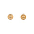 Love Stud Earrings 18K Yellow Gold
