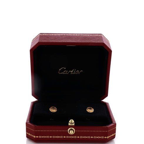 Love Stud Earrings 18K Yellow Gold