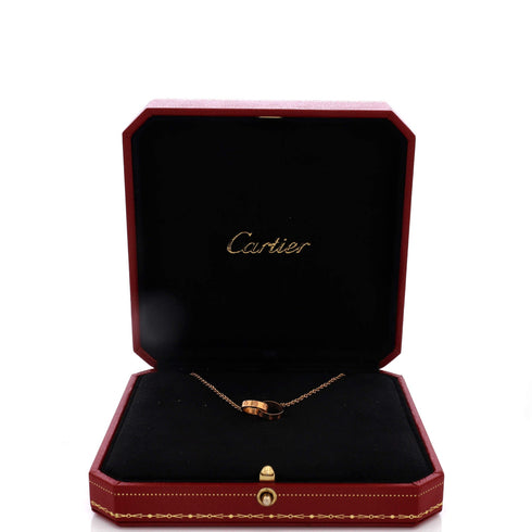 Love Interlocking Necklace 18K Rose Gold