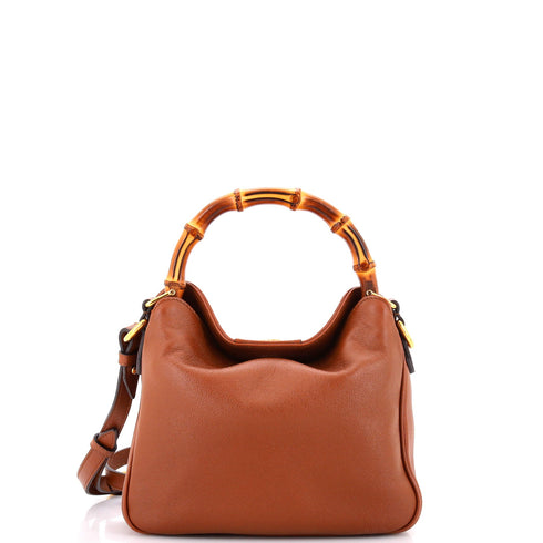 Diana NM Bamboo Shoulder Bag Leather Small