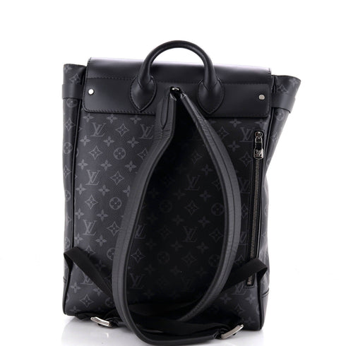 Steamer Backpack Monogram Eclipse Canvas