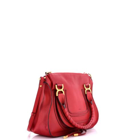 Marcie Satchel Leather Medium