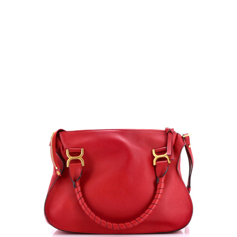 Marcie Satchel Leather Medium