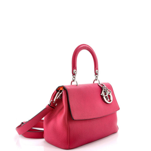 Be Dior Bag Pebbled Leather Small