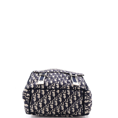 Flap Backpack Oblique Canvas Medium