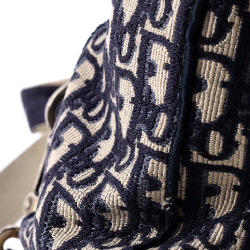 Flap Backpack Oblique Canvas Medium