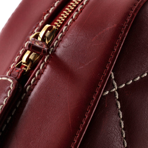 Surpique Boston Bag Quilted Leather Large