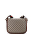 Horsebit 1955 Shoulder Bag GG Coated Canvas with Leather Large