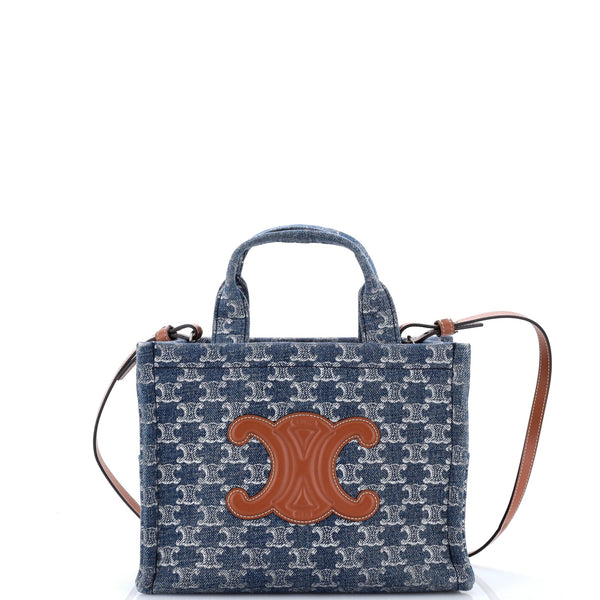 Cabas Thais Tote Triomphe Printed Canvas Small