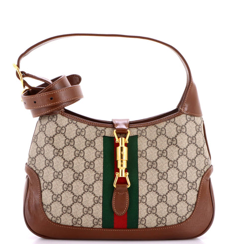 Jackie 1961 Hobo GG Coated Canvas Small
