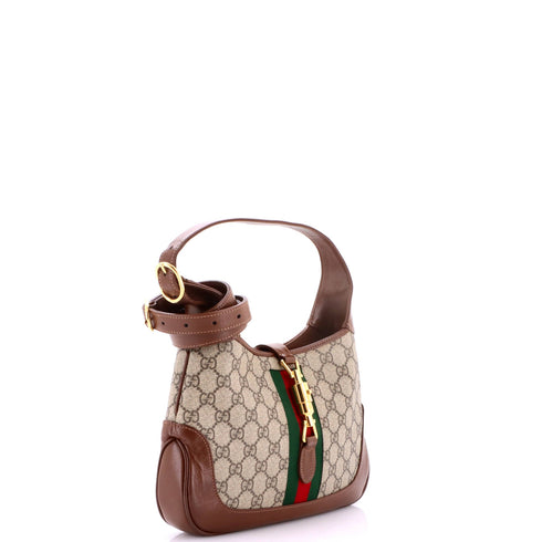 Jackie 1961 Hobo GG Coated Canvas Small