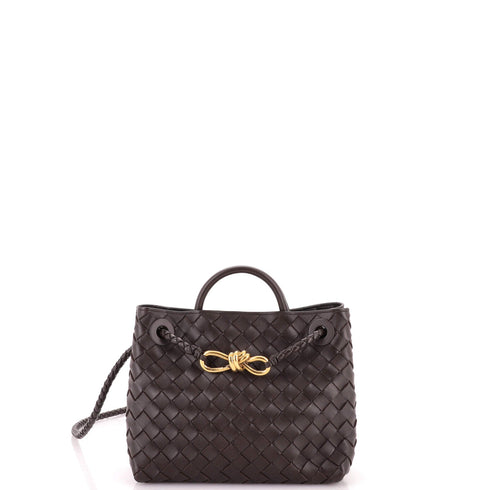 Andiamo Top Handle Bag Intrecciato Nappa Small