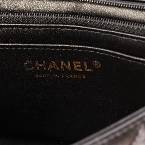 Classic Single Flap Bag Chevron Lambskin Mini