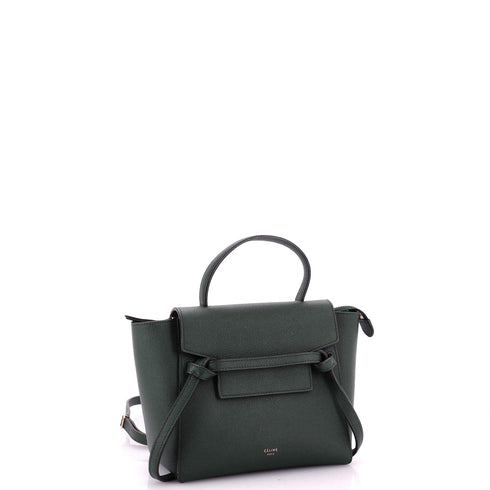 Belt Bag Textured Leather Nano