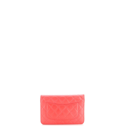 Wallet on Chain Quilted Lambskin