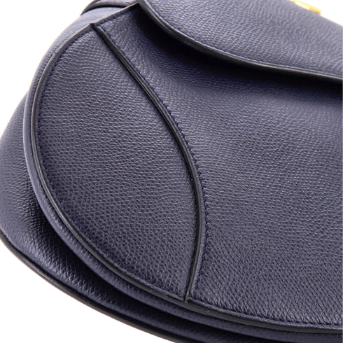 Saddle Handbag Leather Medium