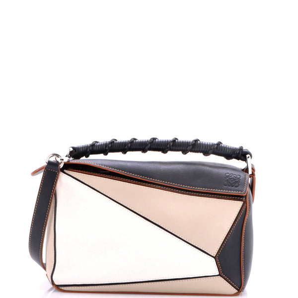 Puzzle Edge Bag Leather Small