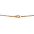 Love 3 Ring Pendant Necklace 18K Rose Gold and Ceramic with Diamonds