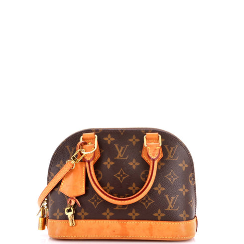 Alma Handbag Monogram Canvas BB