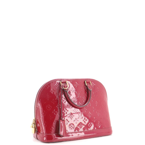 Alma Handbag Monogram Vernis PM