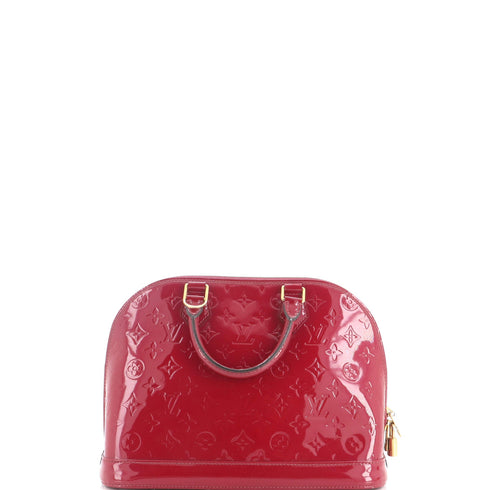 Alma Handbag Monogram Vernis PM